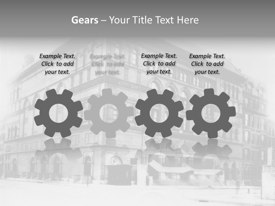 Building In The Retro Style PowerPoint Template