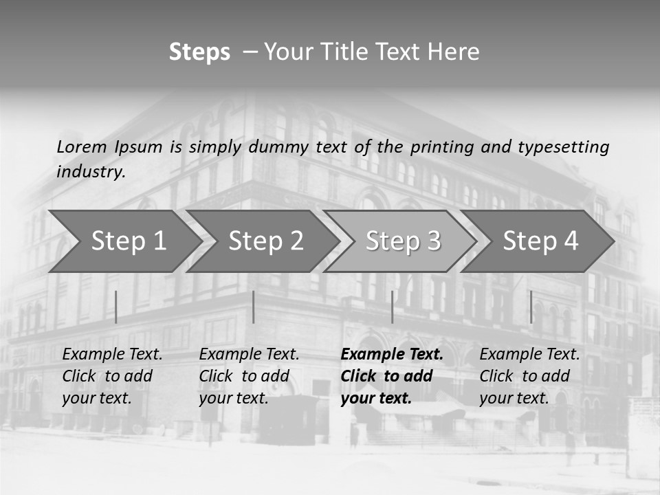 Building In The Retro Style PowerPoint Template