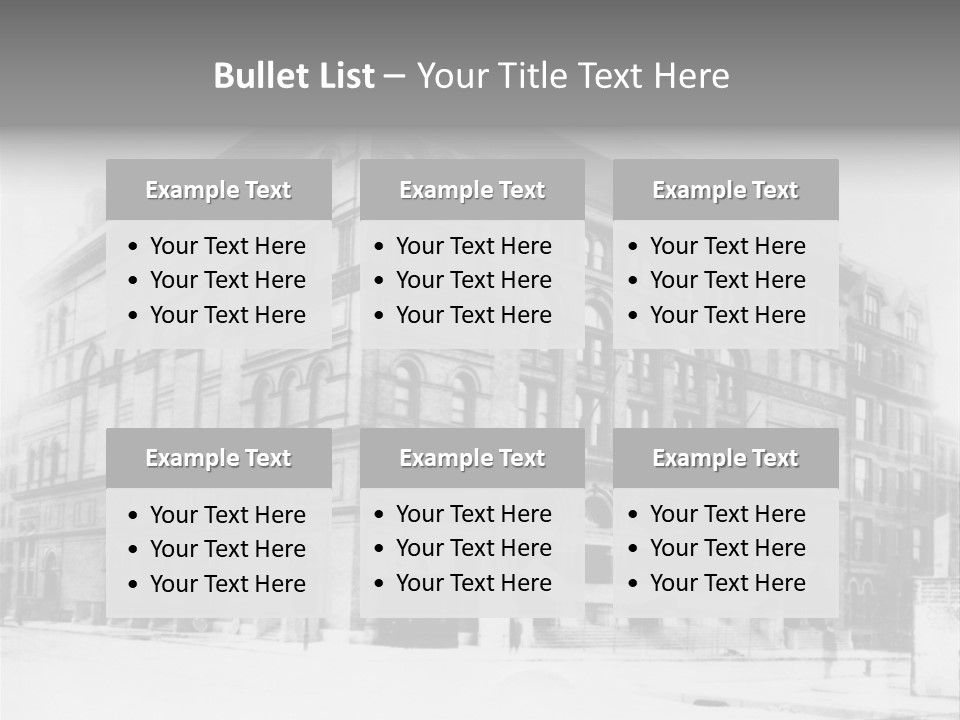 Building In The Retro Style PowerPoint Template