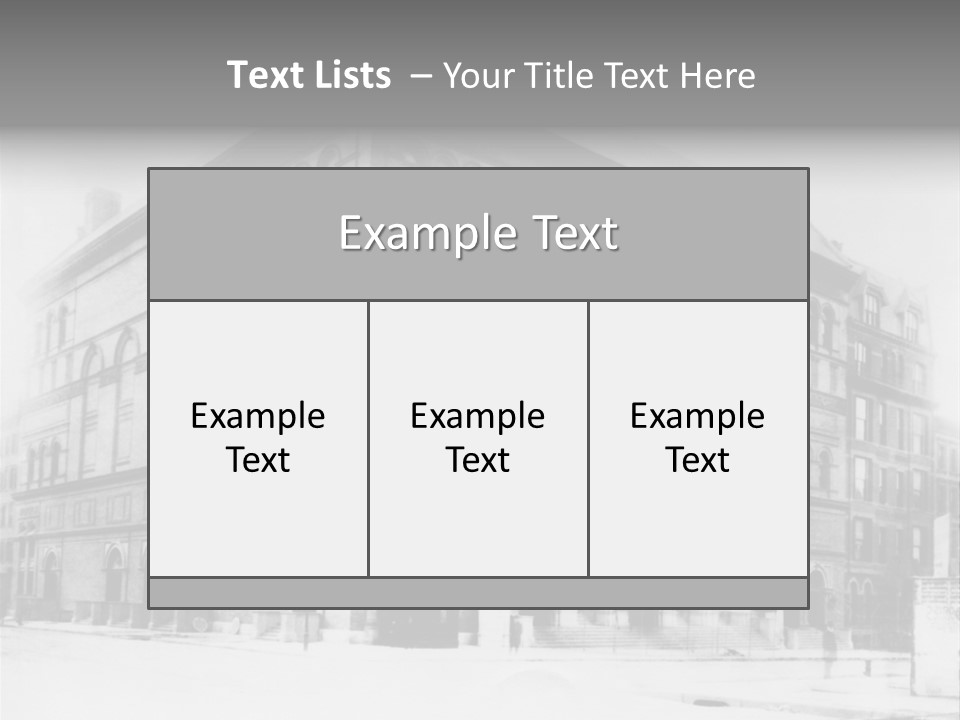 Building In The Retro Style PowerPoint Template