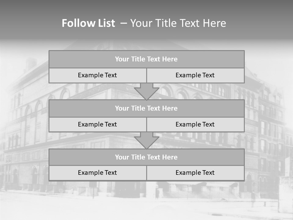 Building In The Retro Style PowerPoint Template