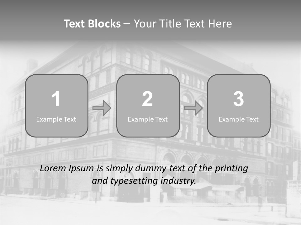 Building In The Retro Style PowerPoint Template