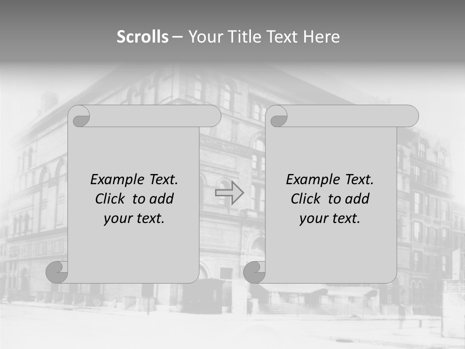 Building In The Retro Style PowerPoint Template