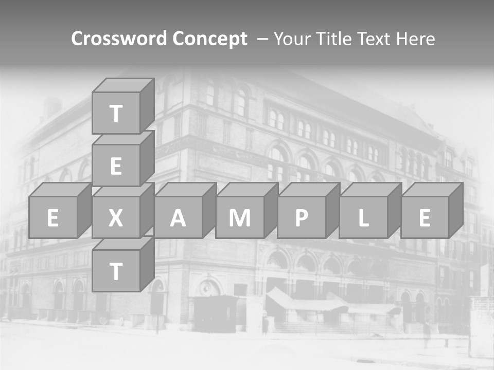 Building In The Retro Style PowerPoint Template