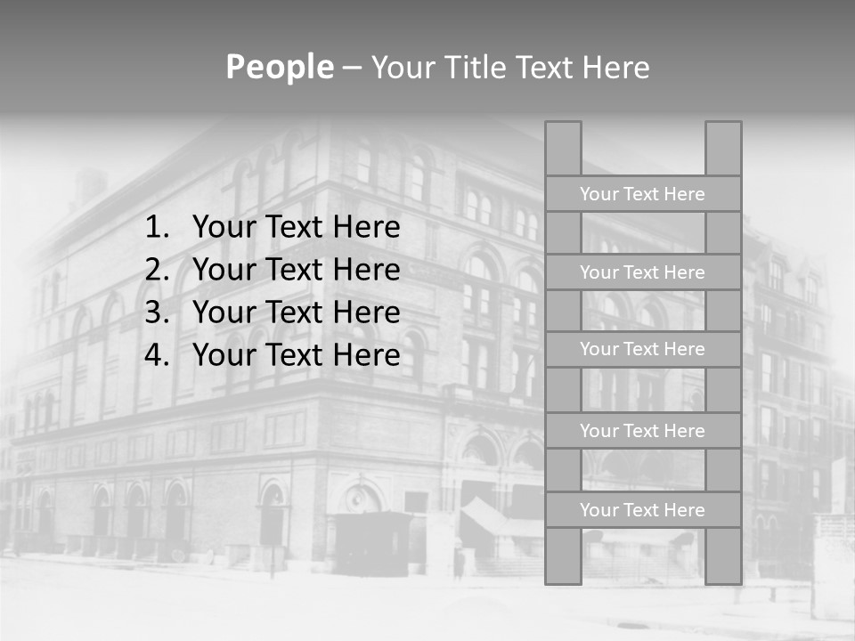 Building In The Retro Style PowerPoint Template