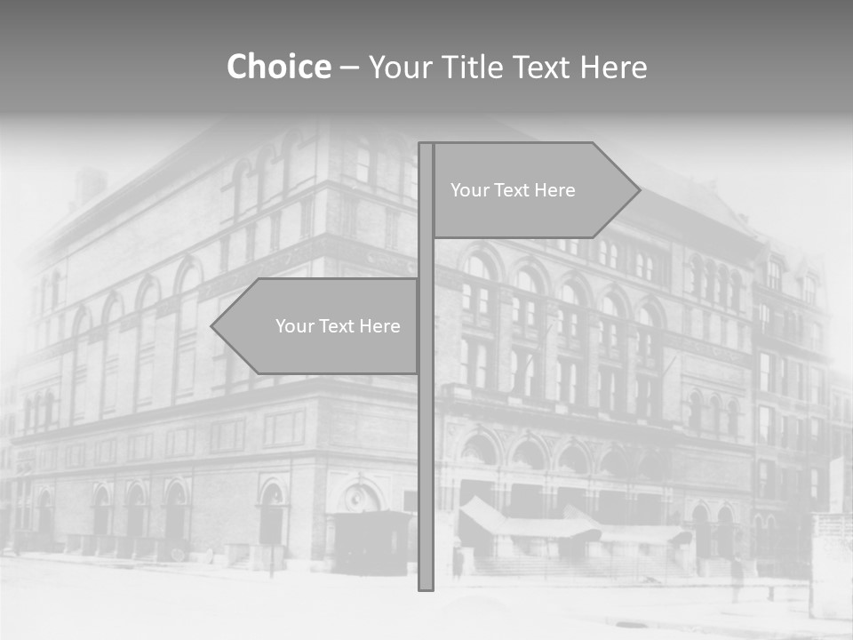 Building In The Retro Style PowerPoint Template