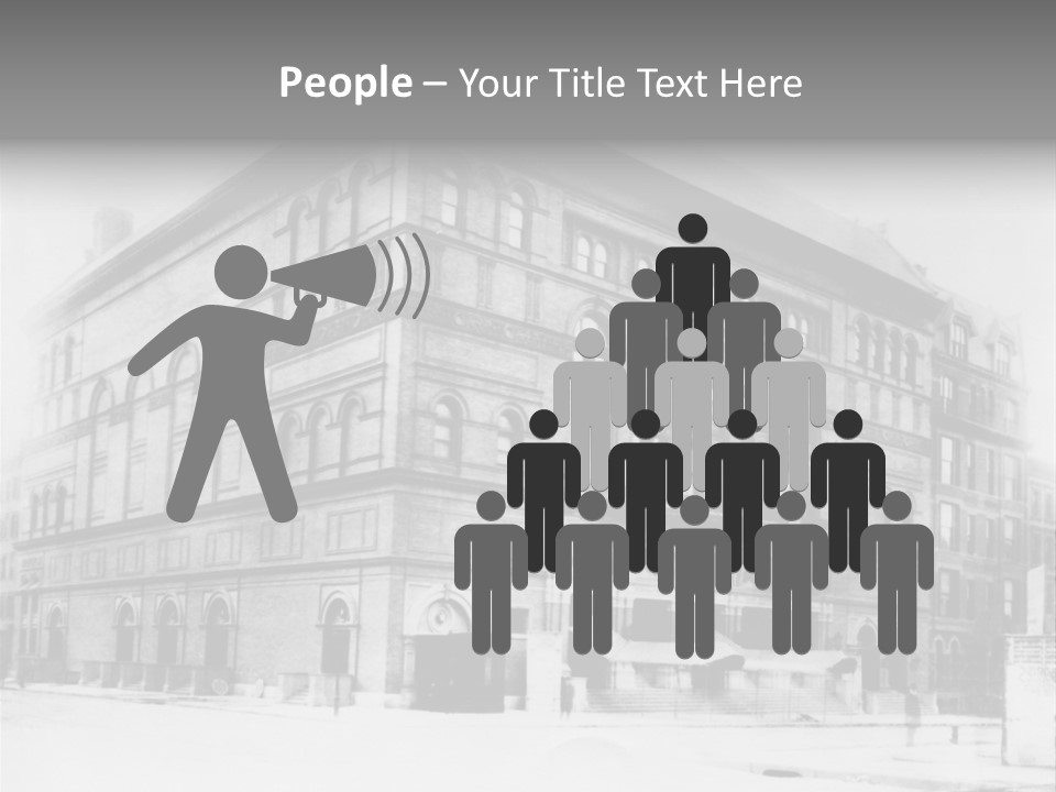 Building In The Retro Style PowerPoint Template