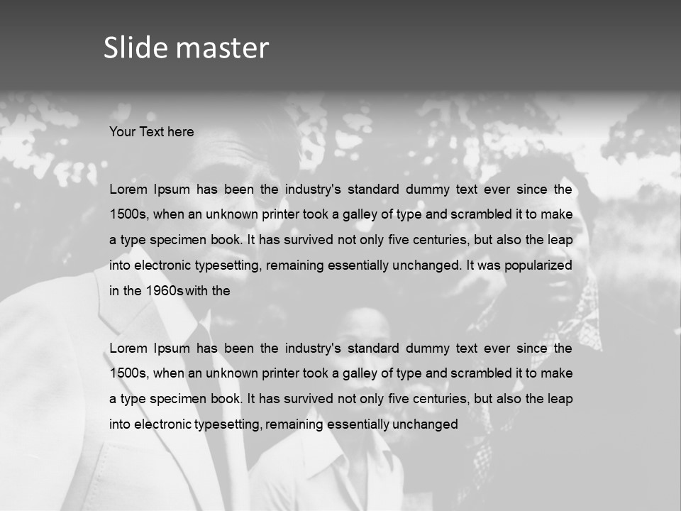 People 20 Th Century PowerPoint Template