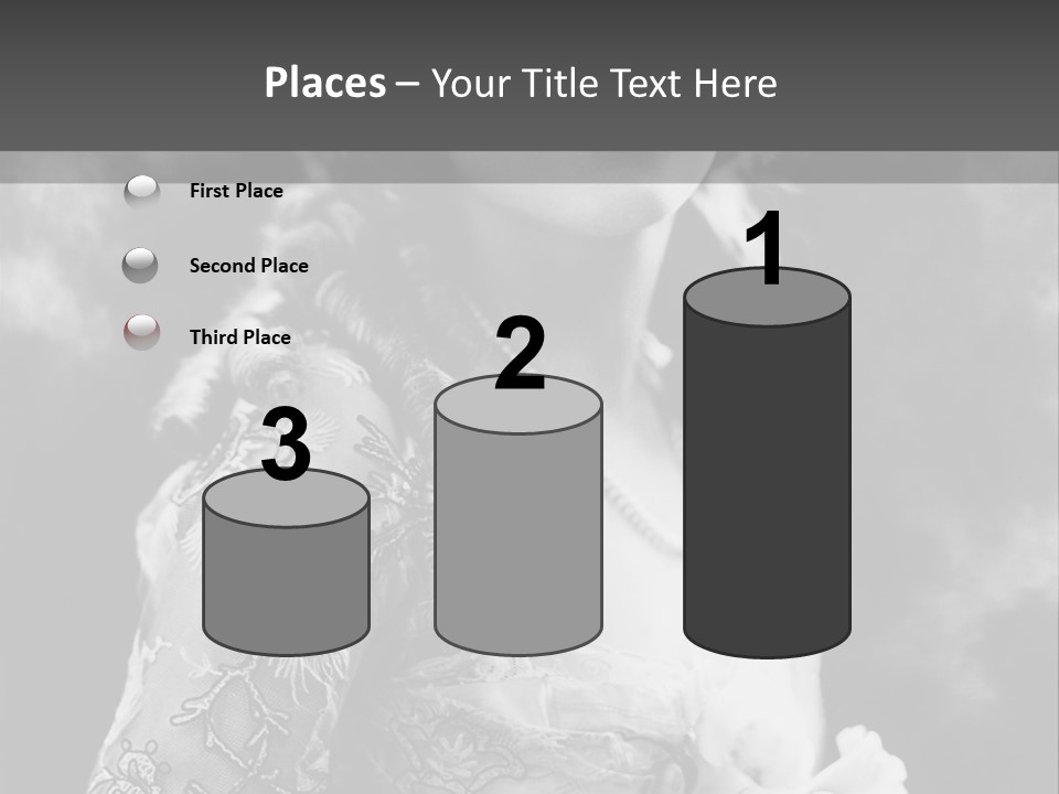 A Young Girl Age 20 PowerPoint Template