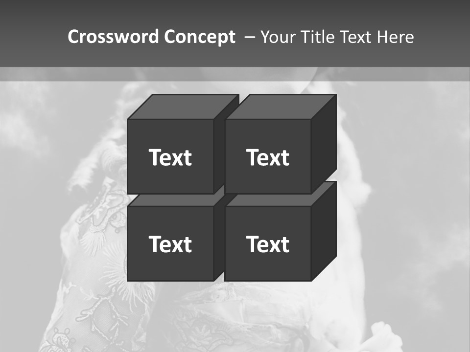 A Young Girl Age 20 PowerPoint Template