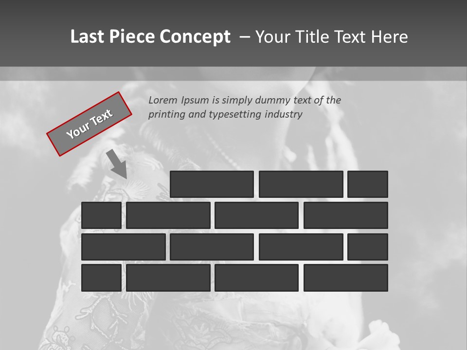 A Young Girl Age 20 PowerPoint Template