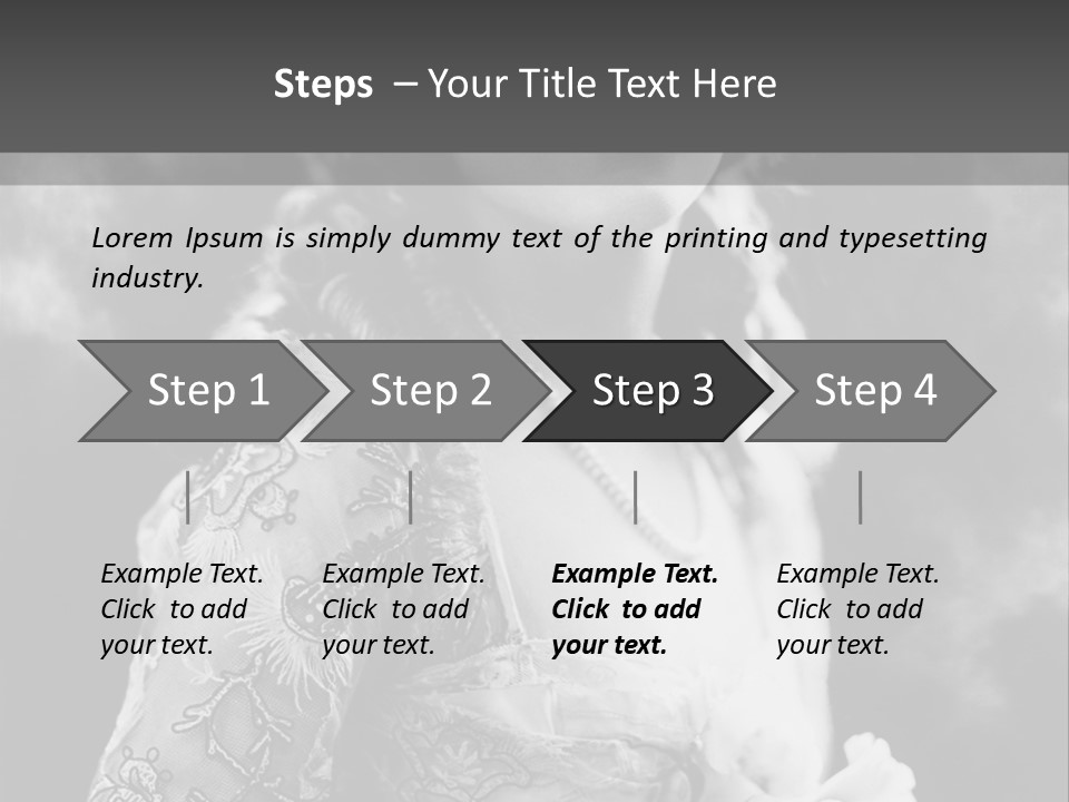 A Young Girl Age 20 PowerPoint Template