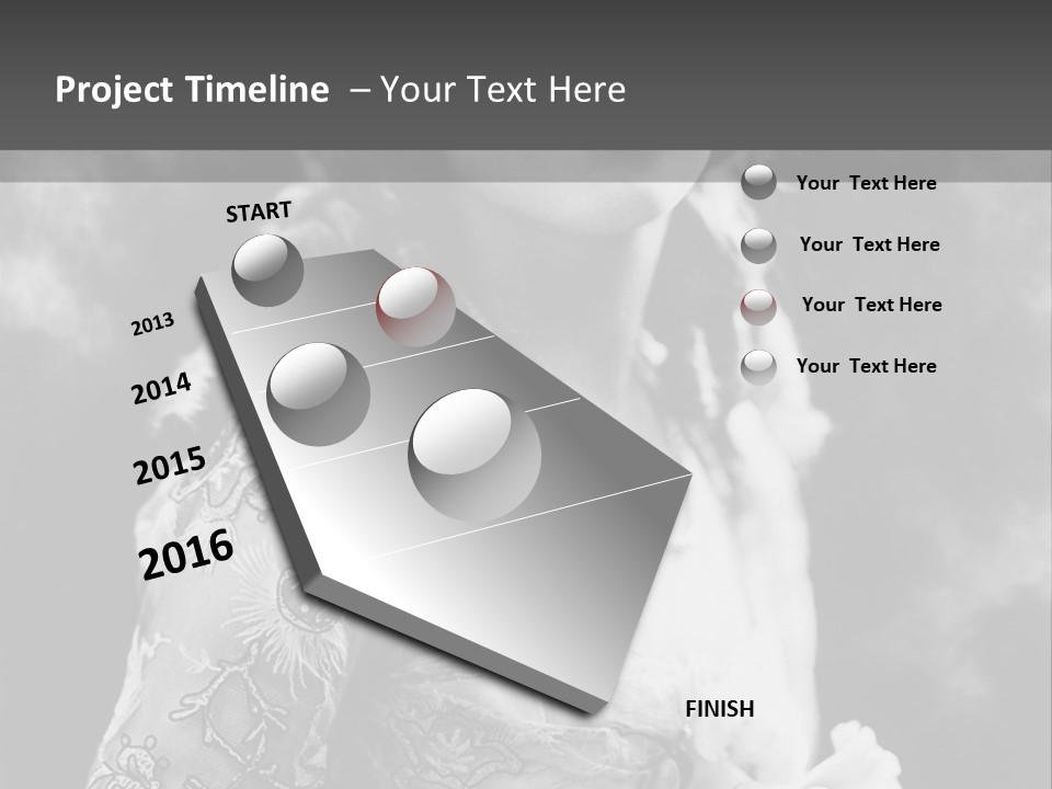 A Young Girl Age 20 PowerPoint Template