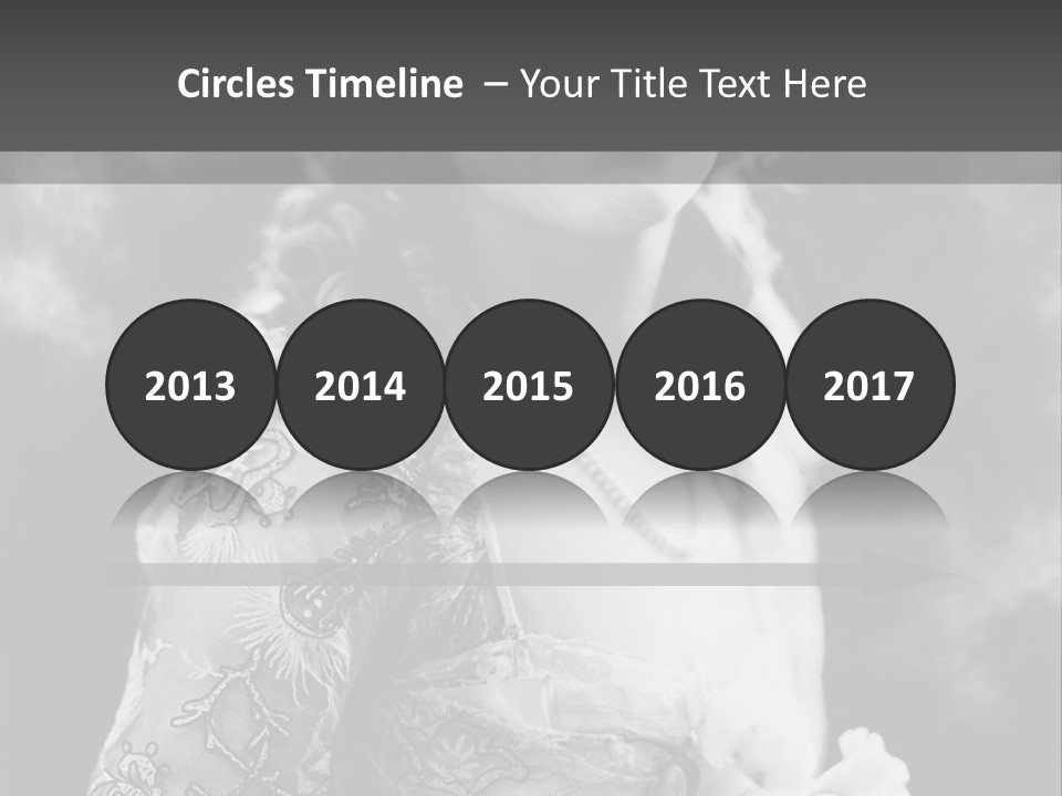 A Young Girl Age 20 PowerPoint Template