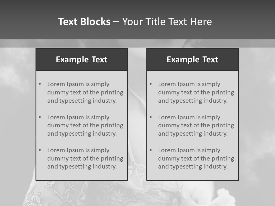A Young Girl Age 20 PowerPoint Template