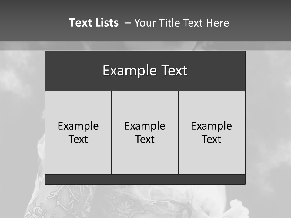 A Young Girl Age 20 PowerPoint Template