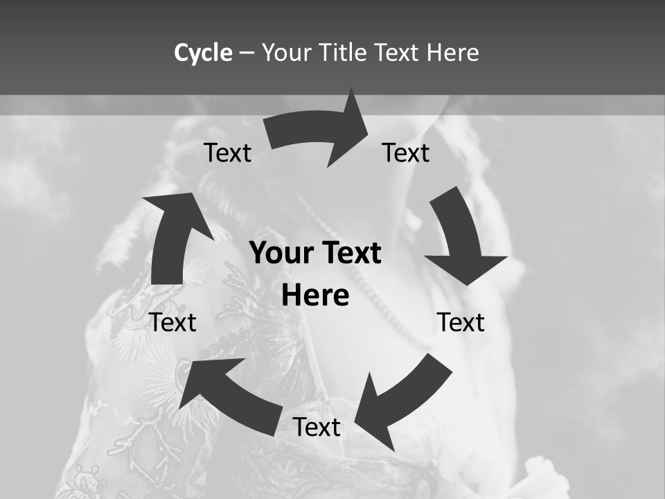 A Young Girl Age 20 PowerPoint Template