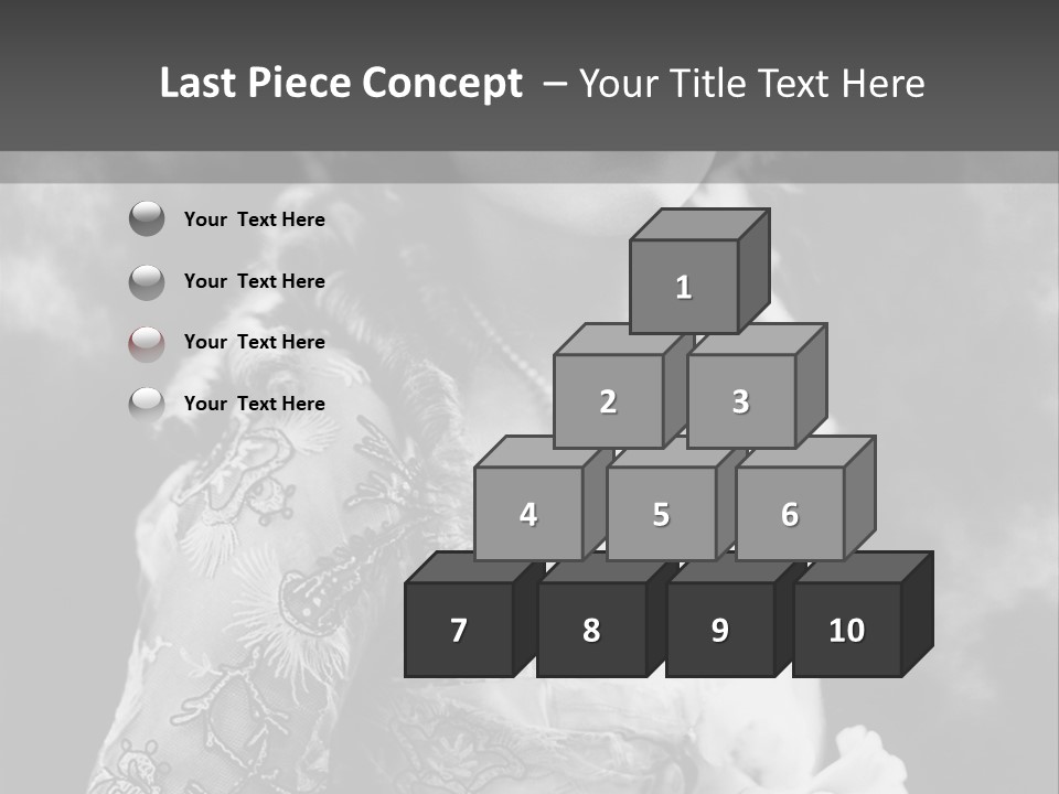 A Young Girl Age 20 PowerPoint Template