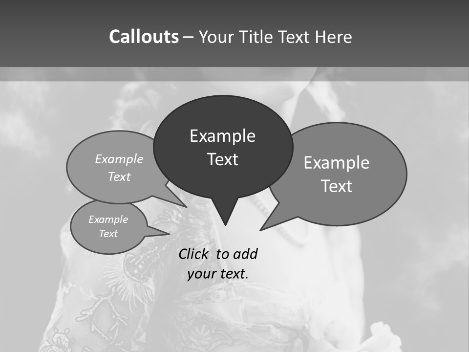 A Young Girl Age 20 PowerPoint Template