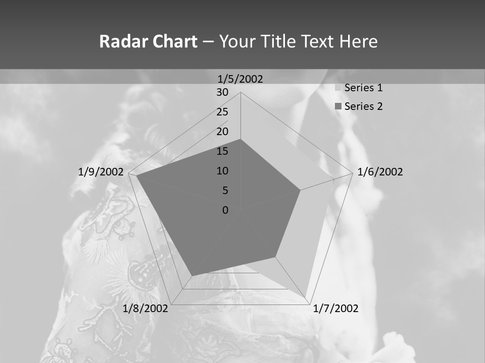 A Young Girl Age 20 PowerPoint Template