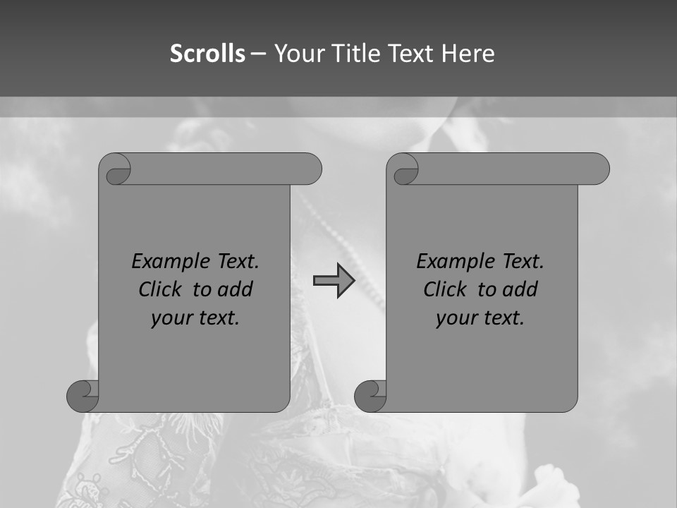 A Young Girl Age 20 PowerPoint Template