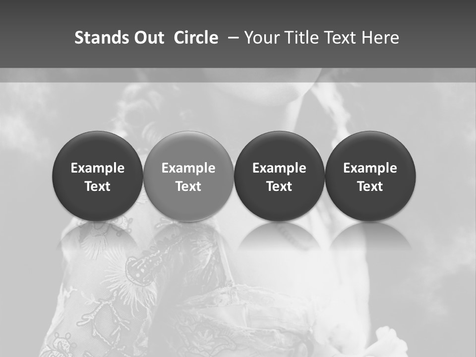 A Young Girl Age 20 PowerPoint Template