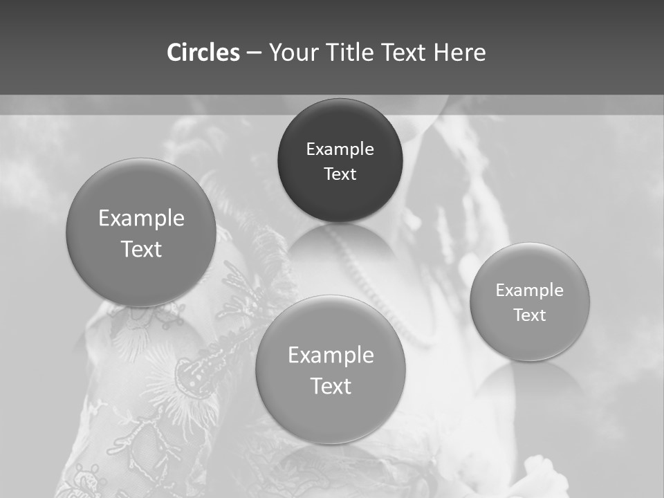 A Young Girl Age 20 PowerPoint Template