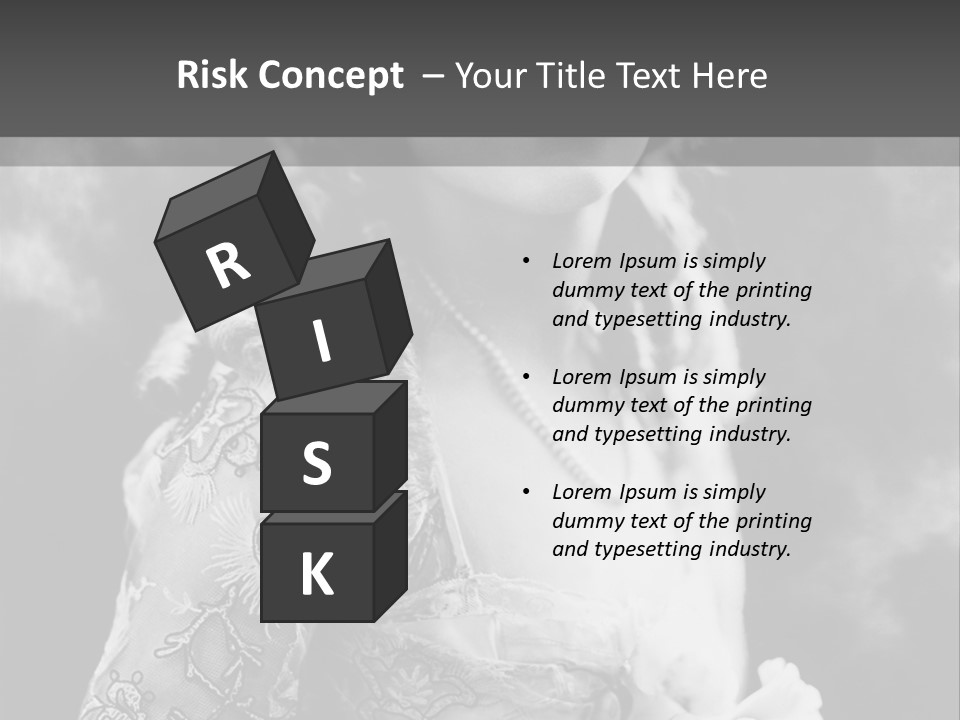 A Young Girl Age 20 PowerPoint Template