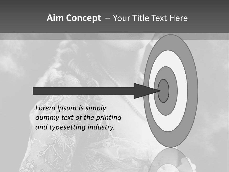 A Young Girl Age 20 PowerPoint Template