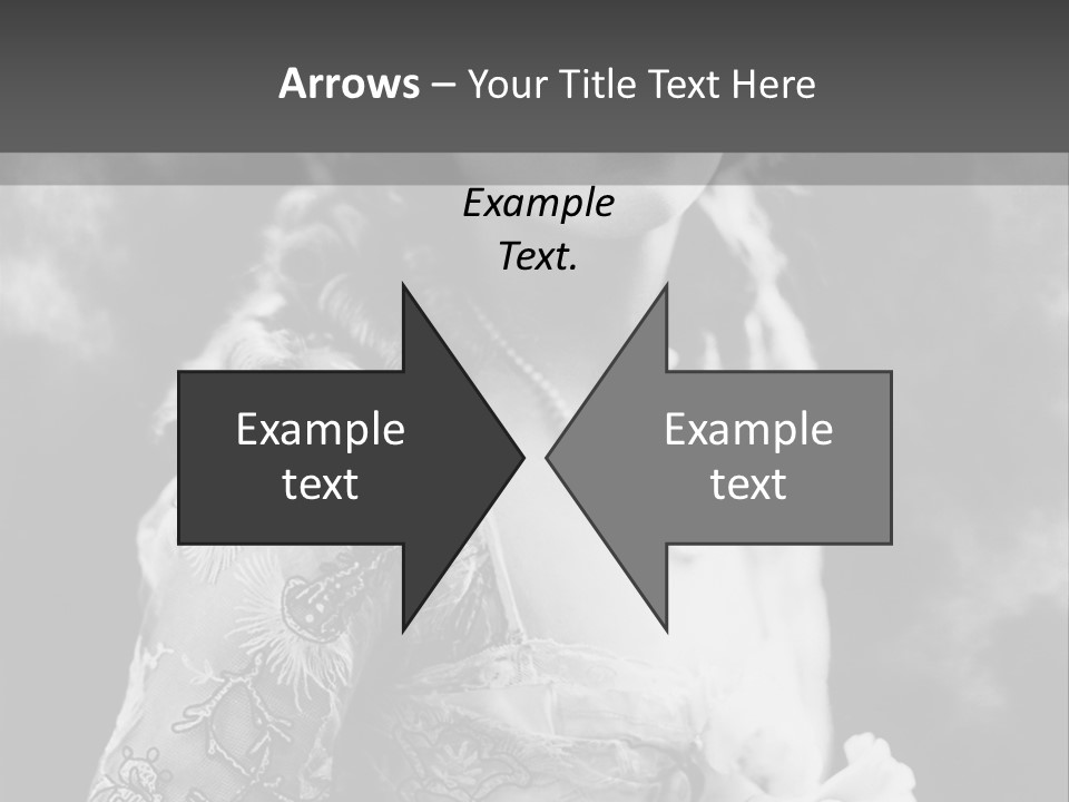 A Young Girl Age 20 PowerPoint Template