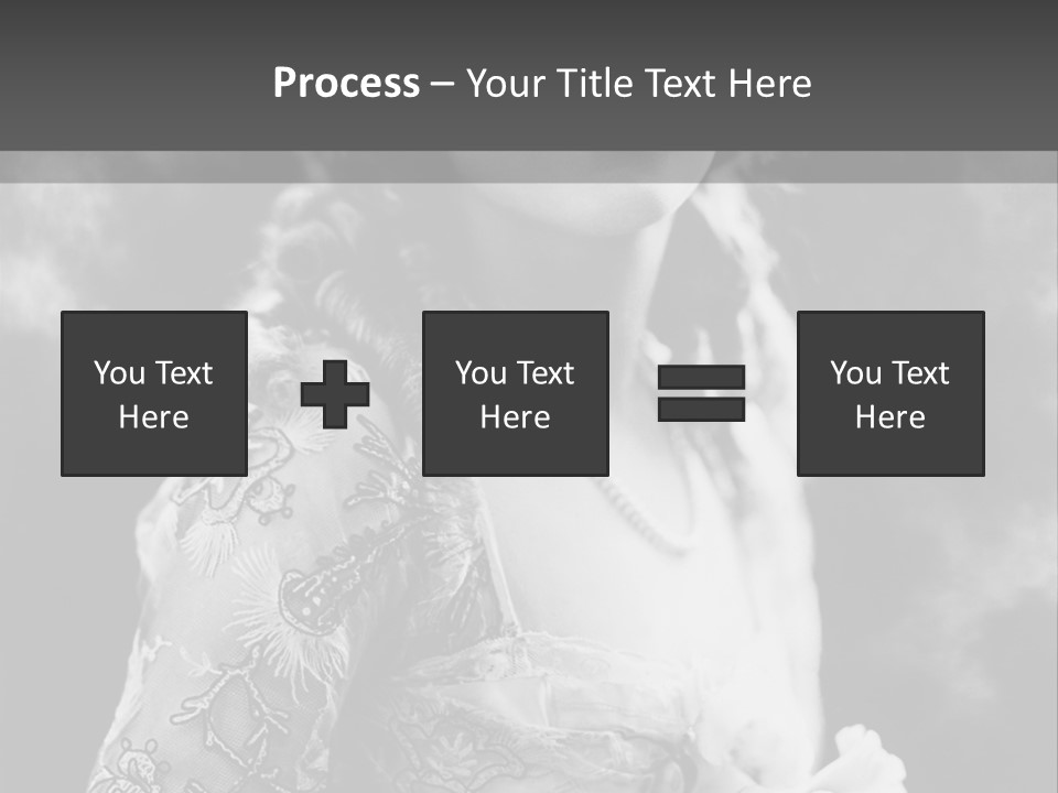 A Young Girl Age 20 PowerPoint Template