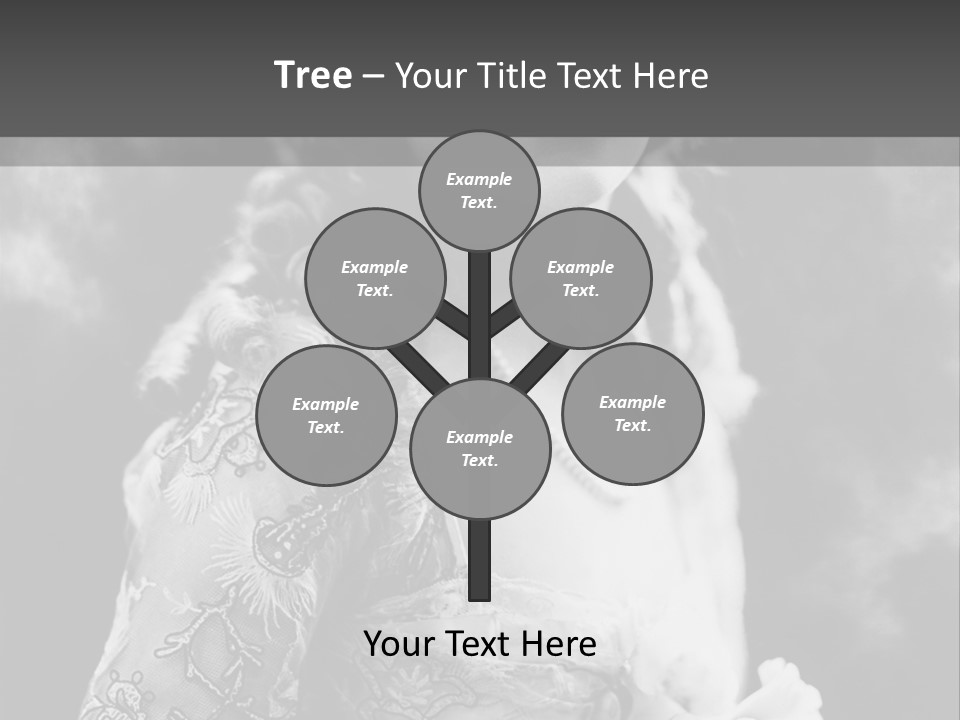 A Young Girl Age 20 PowerPoint Template