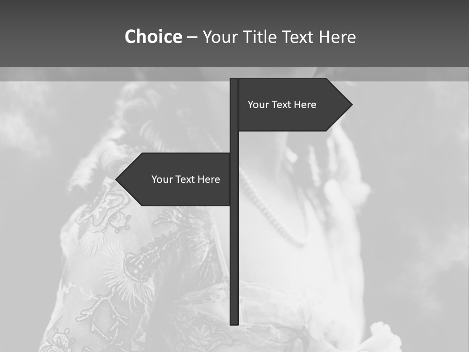 A Young Girl Age 20 PowerPoint Template