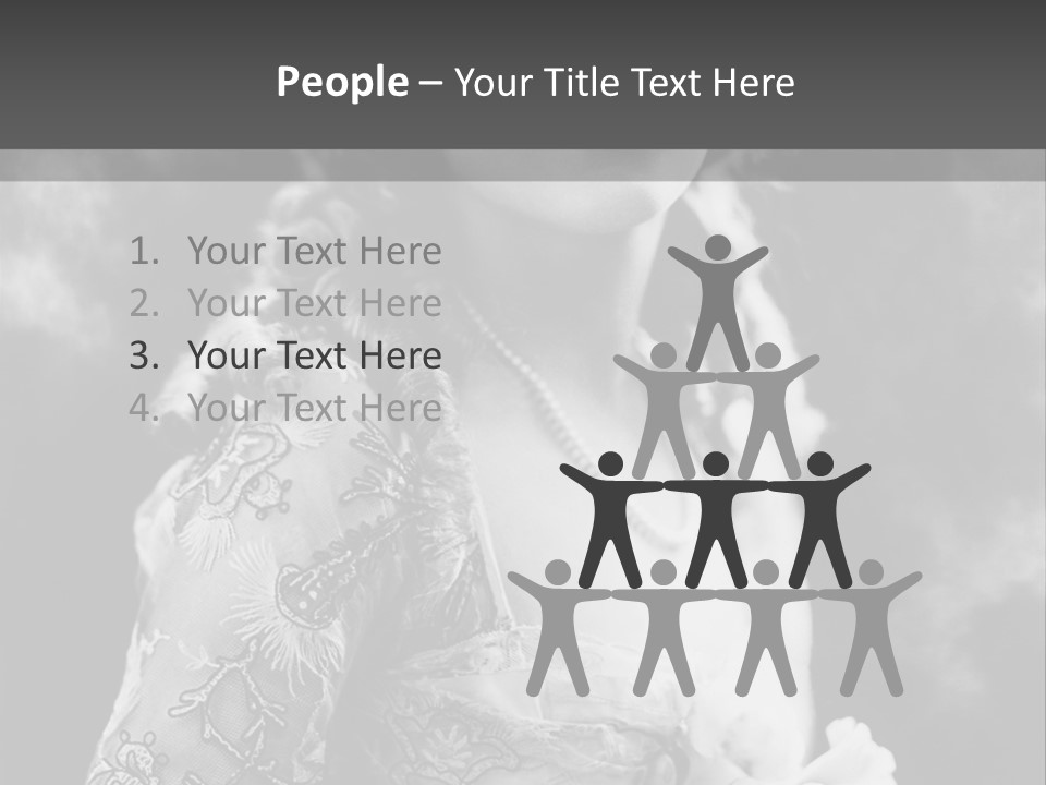 A Young Girl Age 20 PowerPoint Template