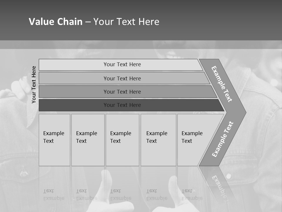 Brothers Black White Background PowerPoint Template