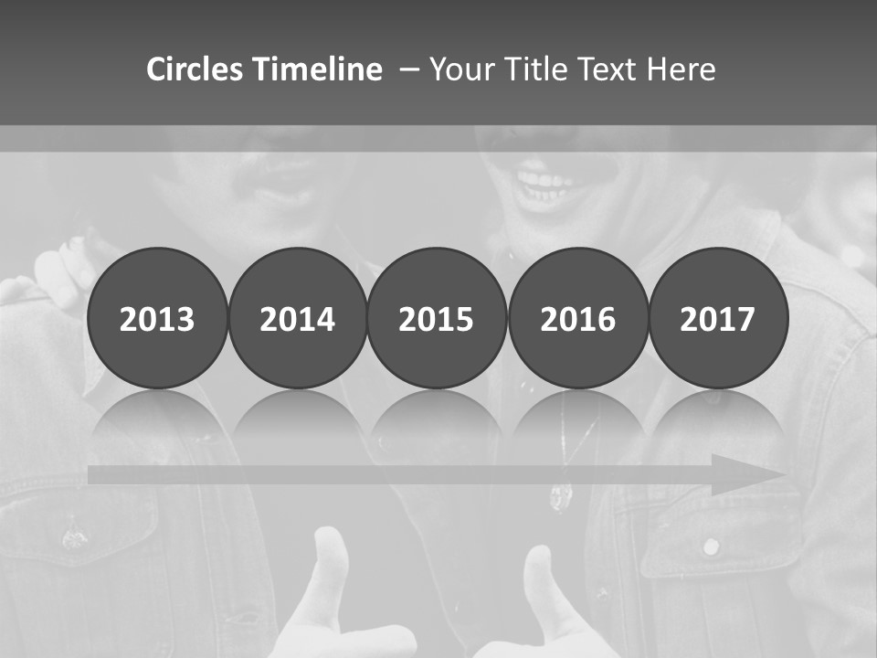 Brothers Black White Background PowerPoint Template