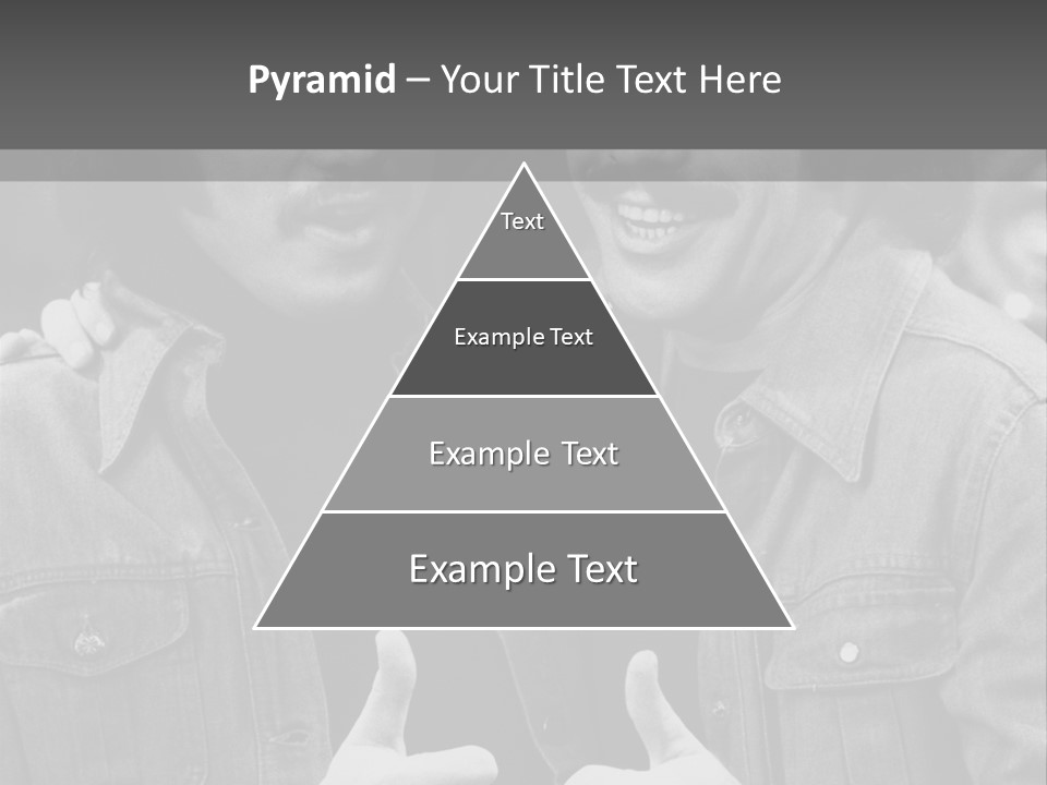 Brothers Black White Background PowerPoint Template