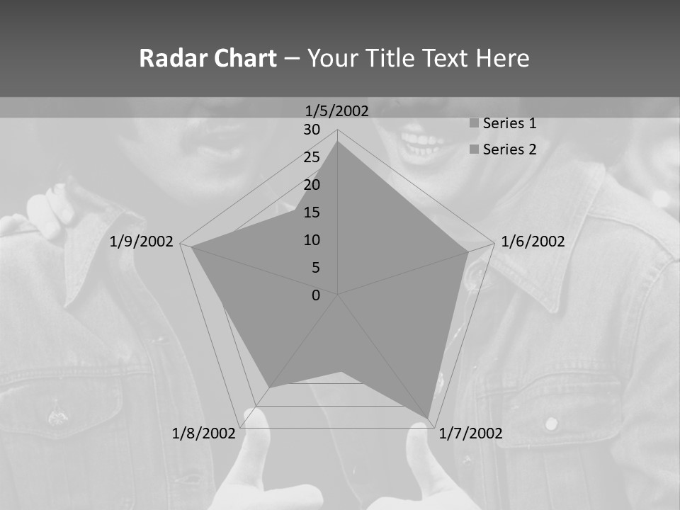 Brothers Black White Background PowerPoint Template