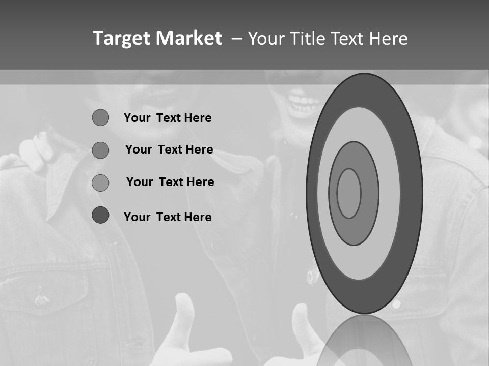 Brothers Black White Background PowerPoint Template