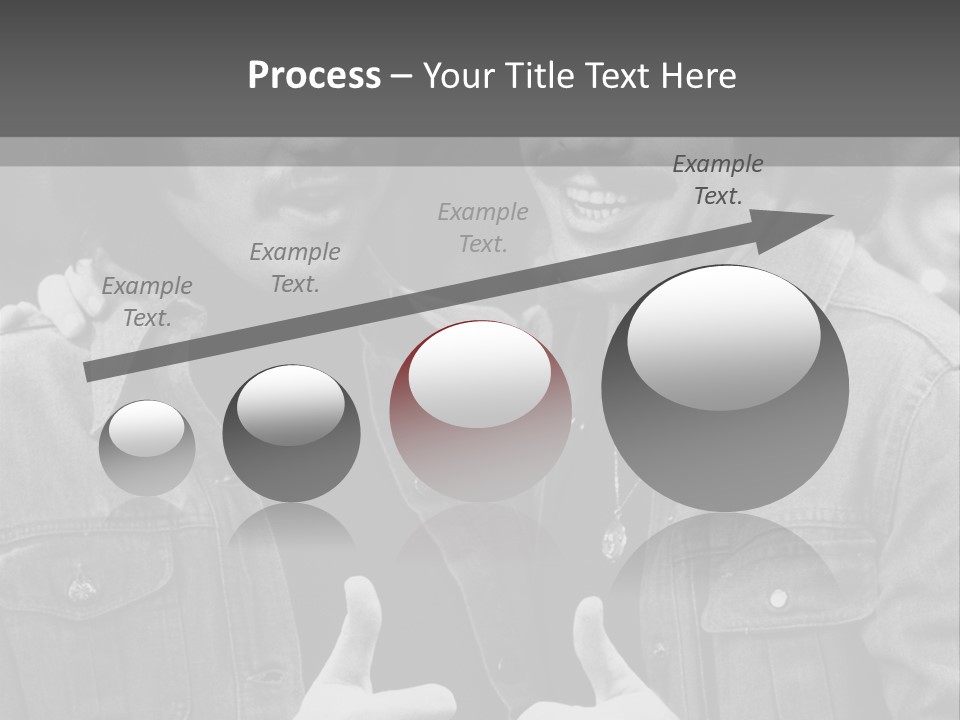 Brothers Black White Background PowerPoint Template