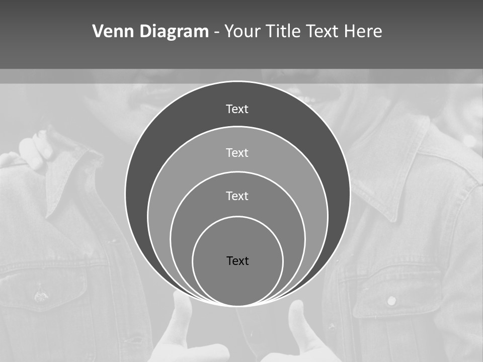 Brothers Black White Background PowerPoint Template