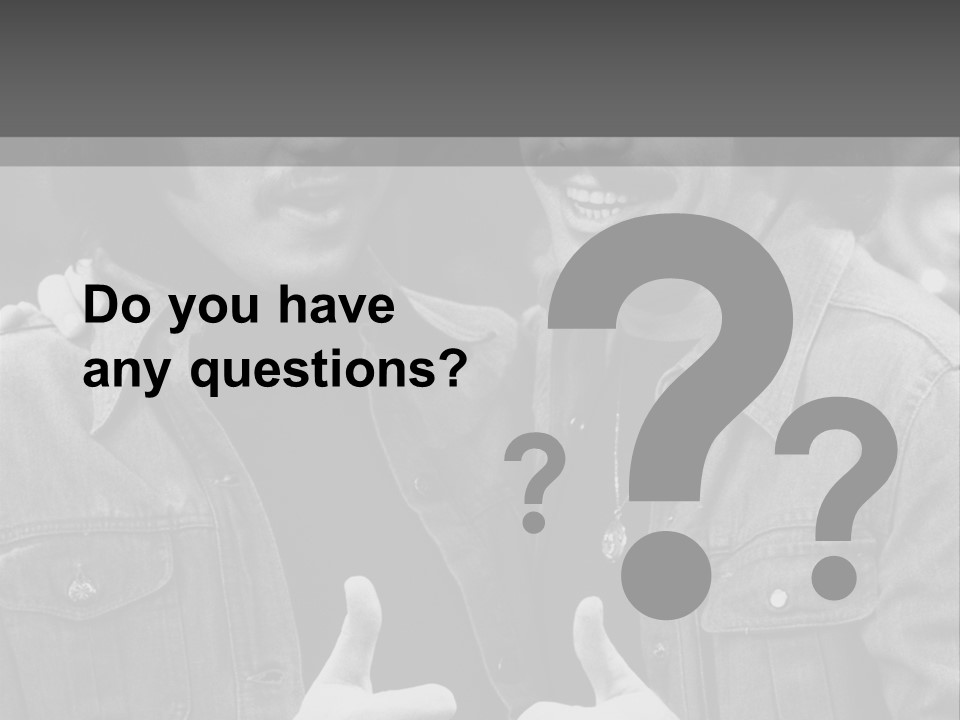 Brothers Black White Background PowerPoint Template