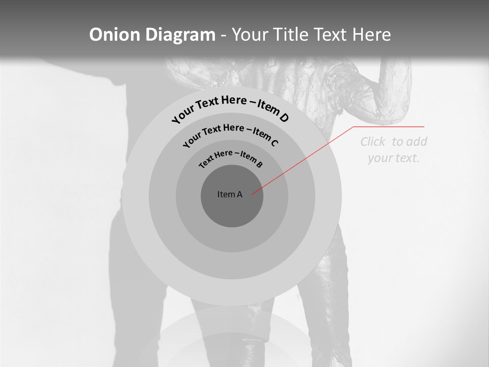 Monster Black And White Background PowerPoint Template