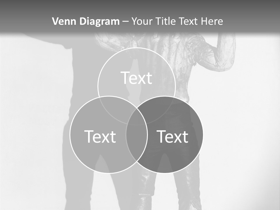 Monster Black And White Background PowerPoint Template