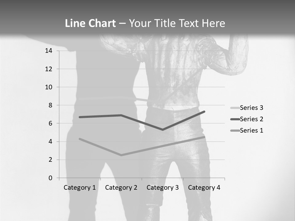 Monster Black And White Background PowerPoint Template