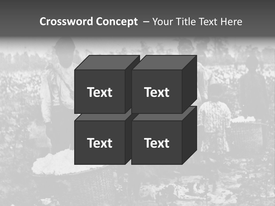 African Family Harvests PowerPoint Template