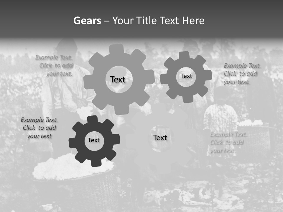 African Family Harvests PowerPoint Template