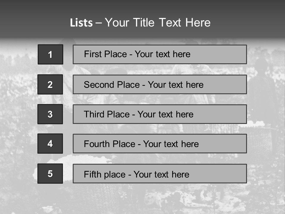 African Family Harvests PowerPoint Template