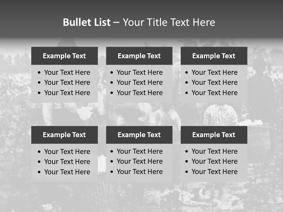African Family Harvests PowerPoint Template