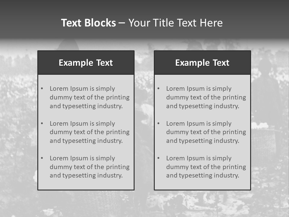 African Family Harvests PowerPoint Template